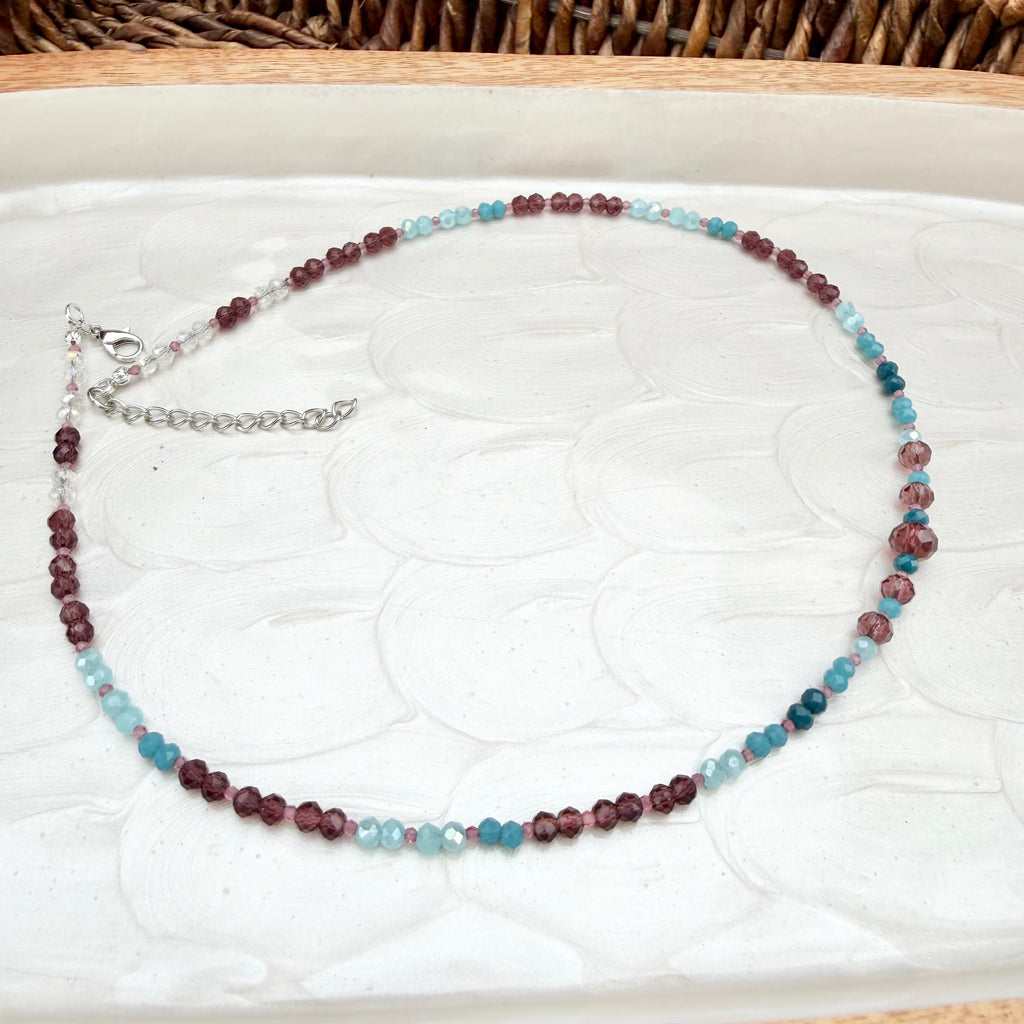 Luciana | Plum, Sea Green, Sky Blue, Powder Blue | Summer