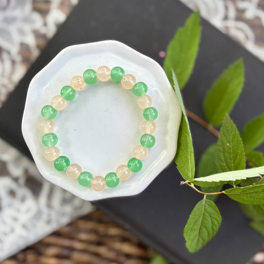 Zoe | Apple Green, Oatmeal