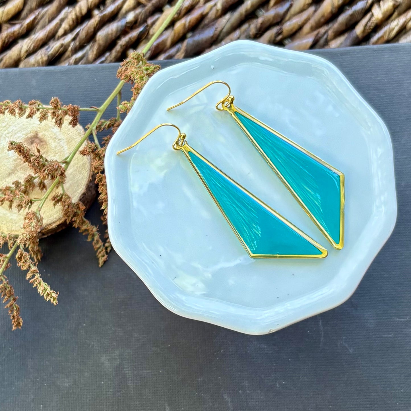 Parker | Triangle | Aquamarine