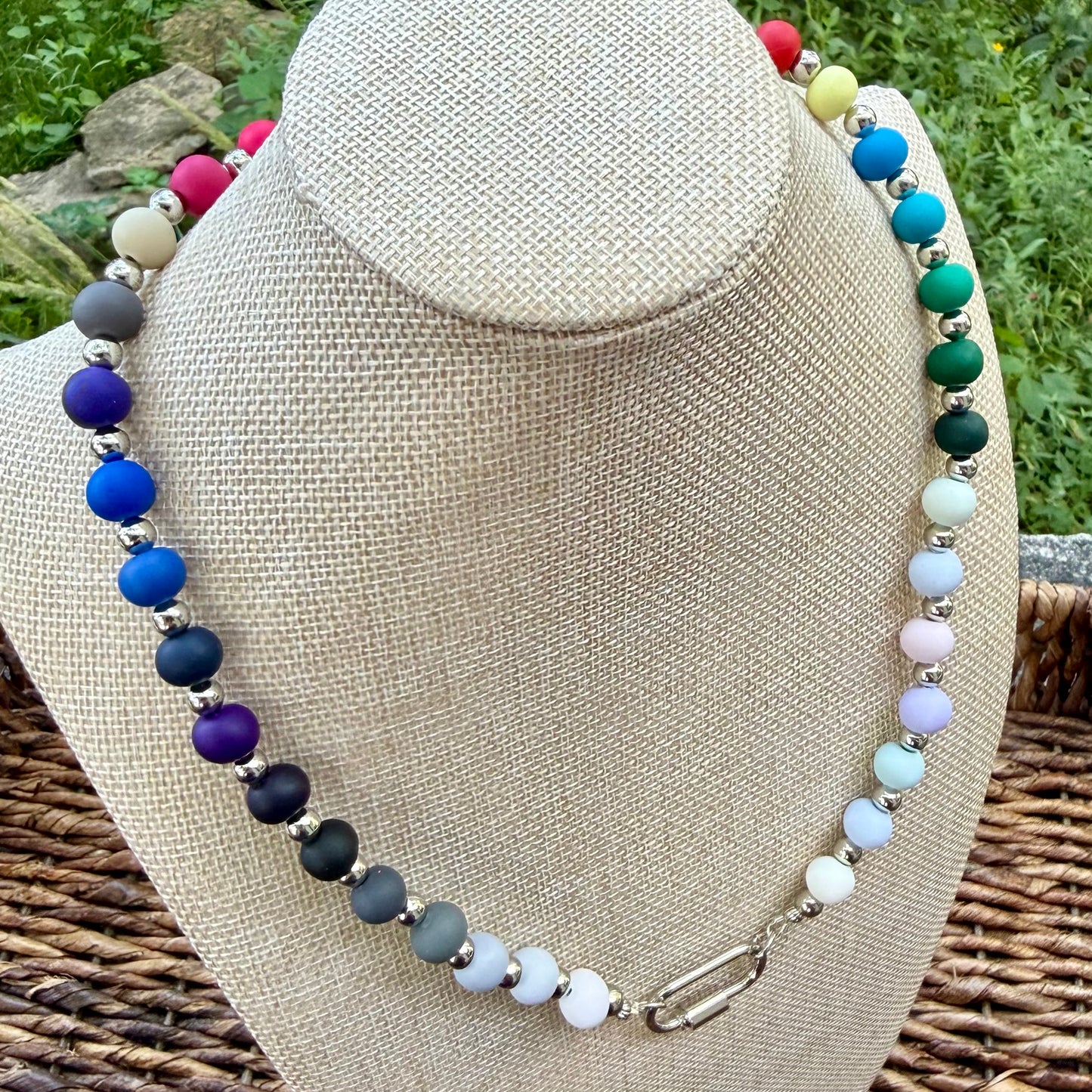 Palette Wearables | Carabiner Necklace | Winter