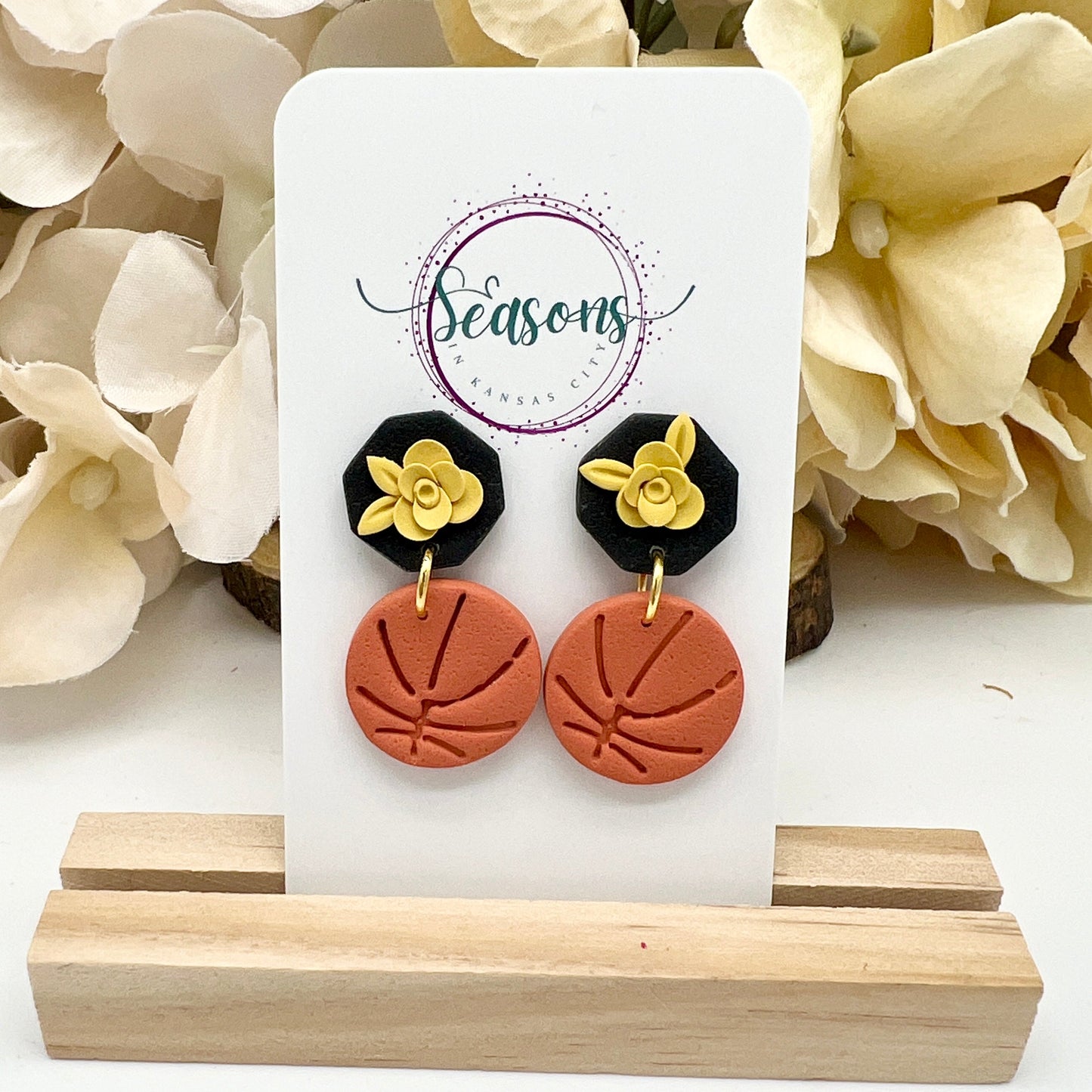 Floral Basketball | Custom Color | Autumn