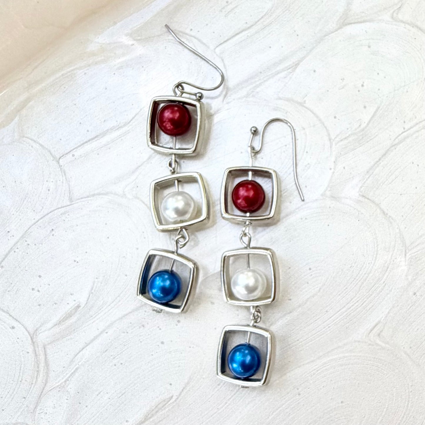 Belle | Burgundy, White, Electric Blue | Winter