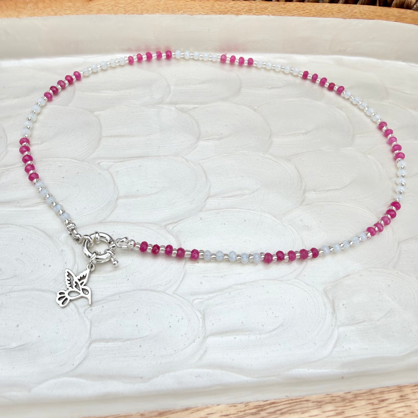 Luciana | Magenta and White | Winter