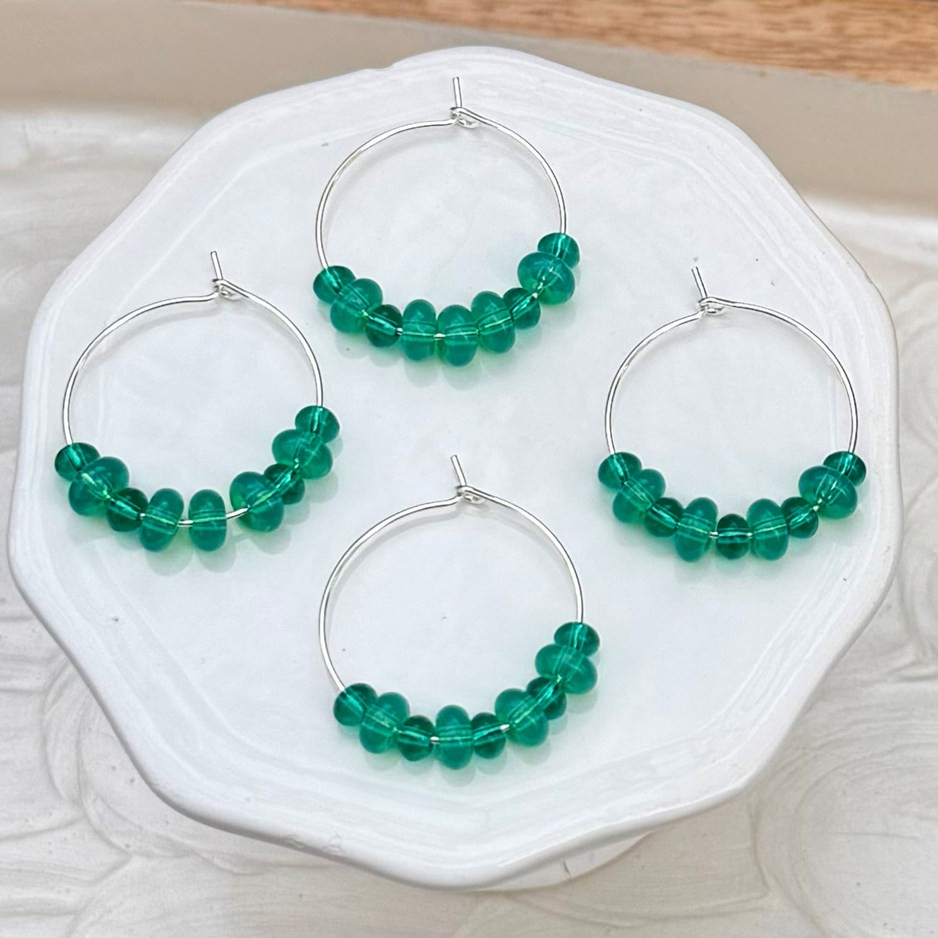 Wren | Jade Hoops | Summer