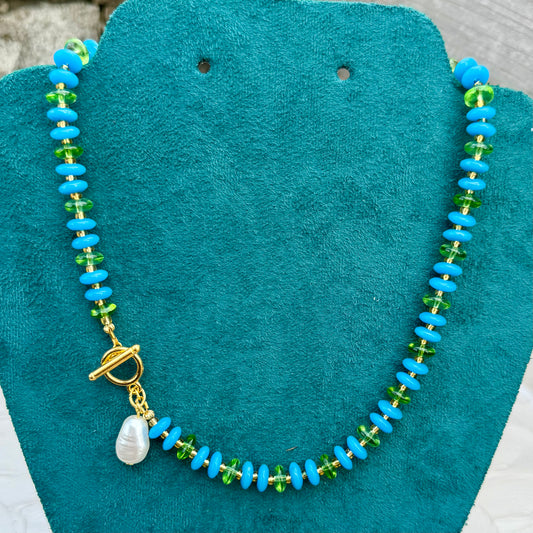 Elani | Green and Turquoise | Spring