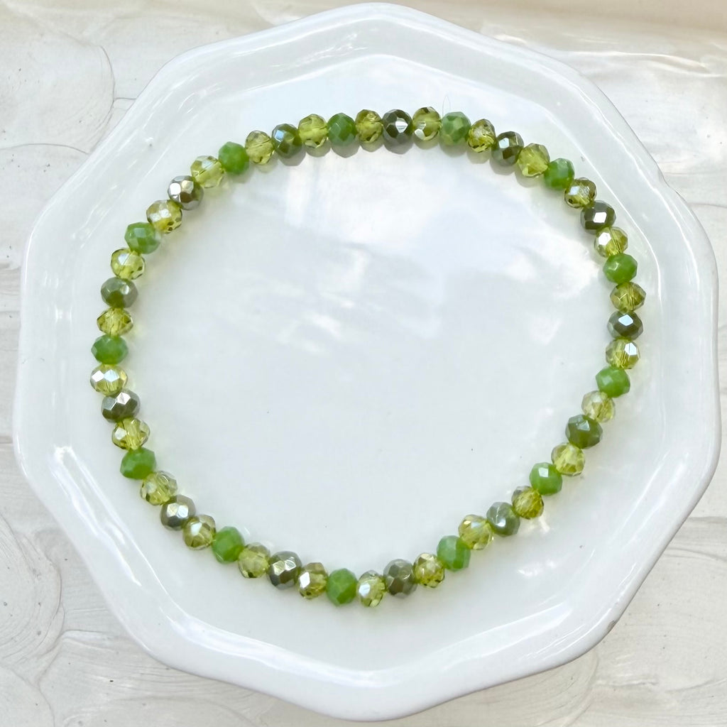Malia | Grass Green and Lime Green Bracelet | Autumn