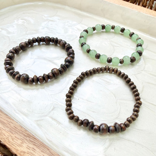 Haley | Apple Jade and Dark Brown | Autumn