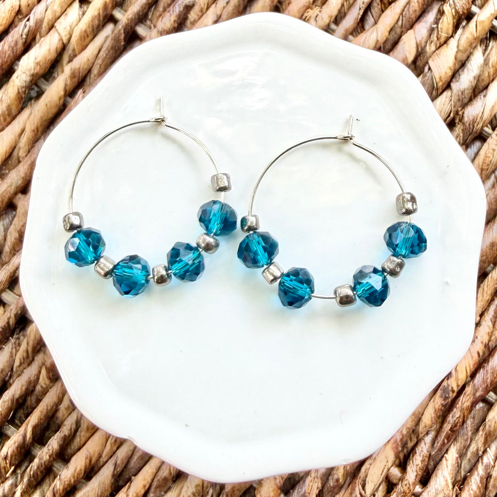 Malia | Turquoise Blue and Silver | Winter