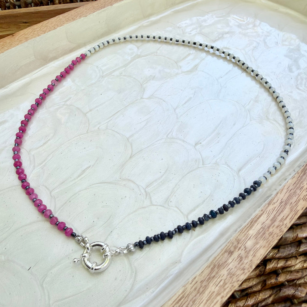 Luciana | Magenta, Navy, White | Winter