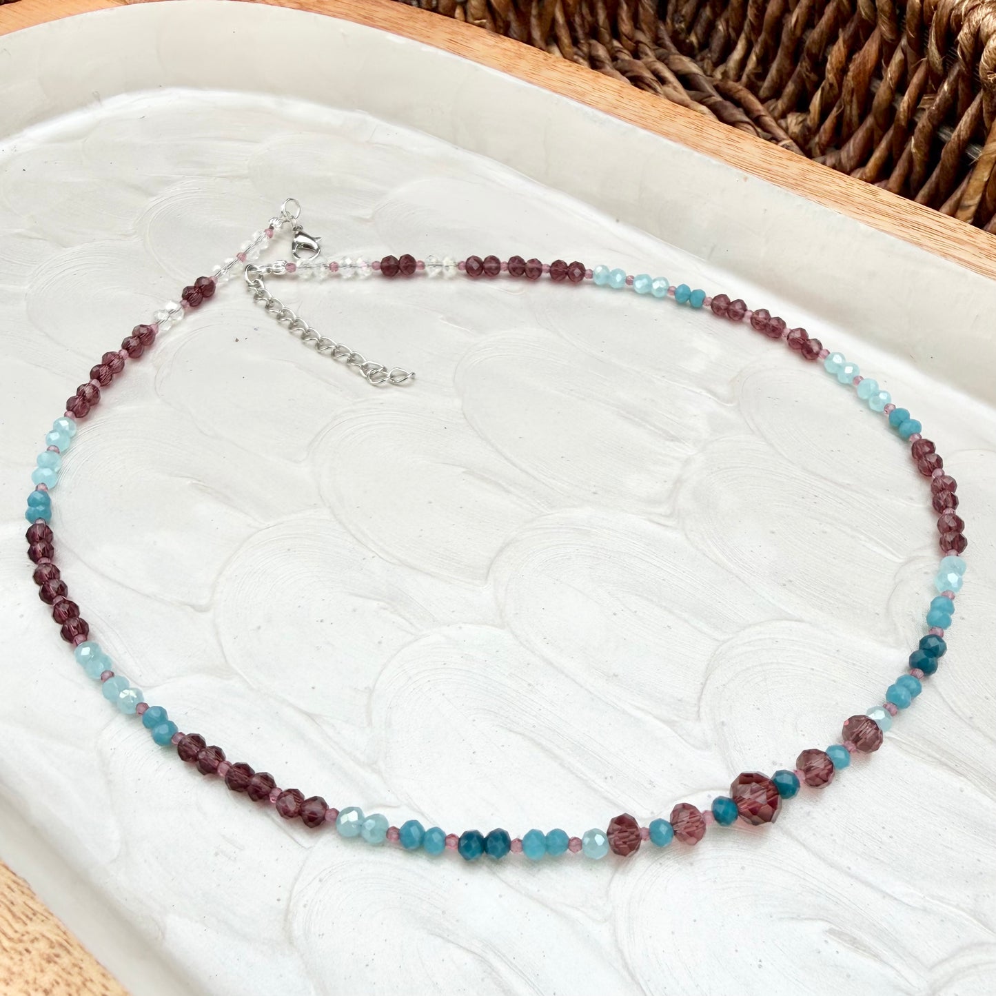 Luciana | Plum, Sea Green, Sky Blue, Powder Blue | Summer