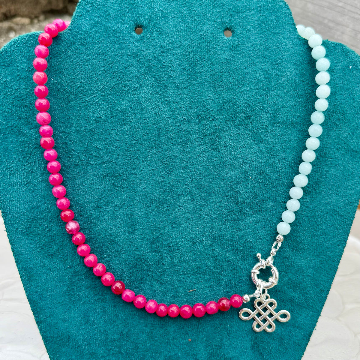 Natalie | Magenta and Ice Blue | Winter