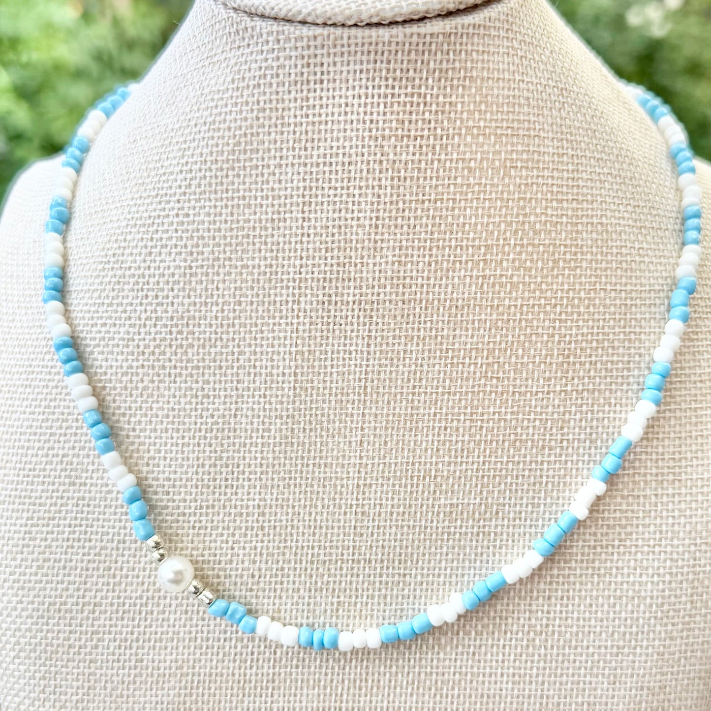 Pearl | Sky Blue and Soft White | Summer