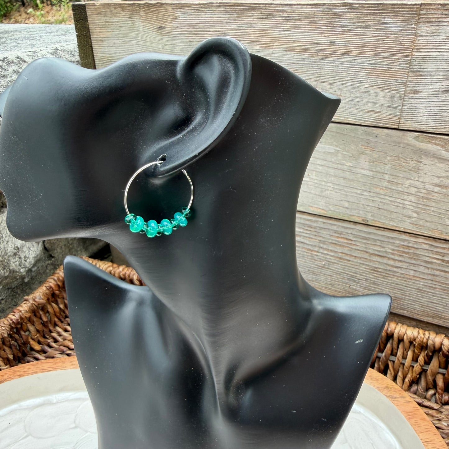 Wren | Jade Hoops | Summer