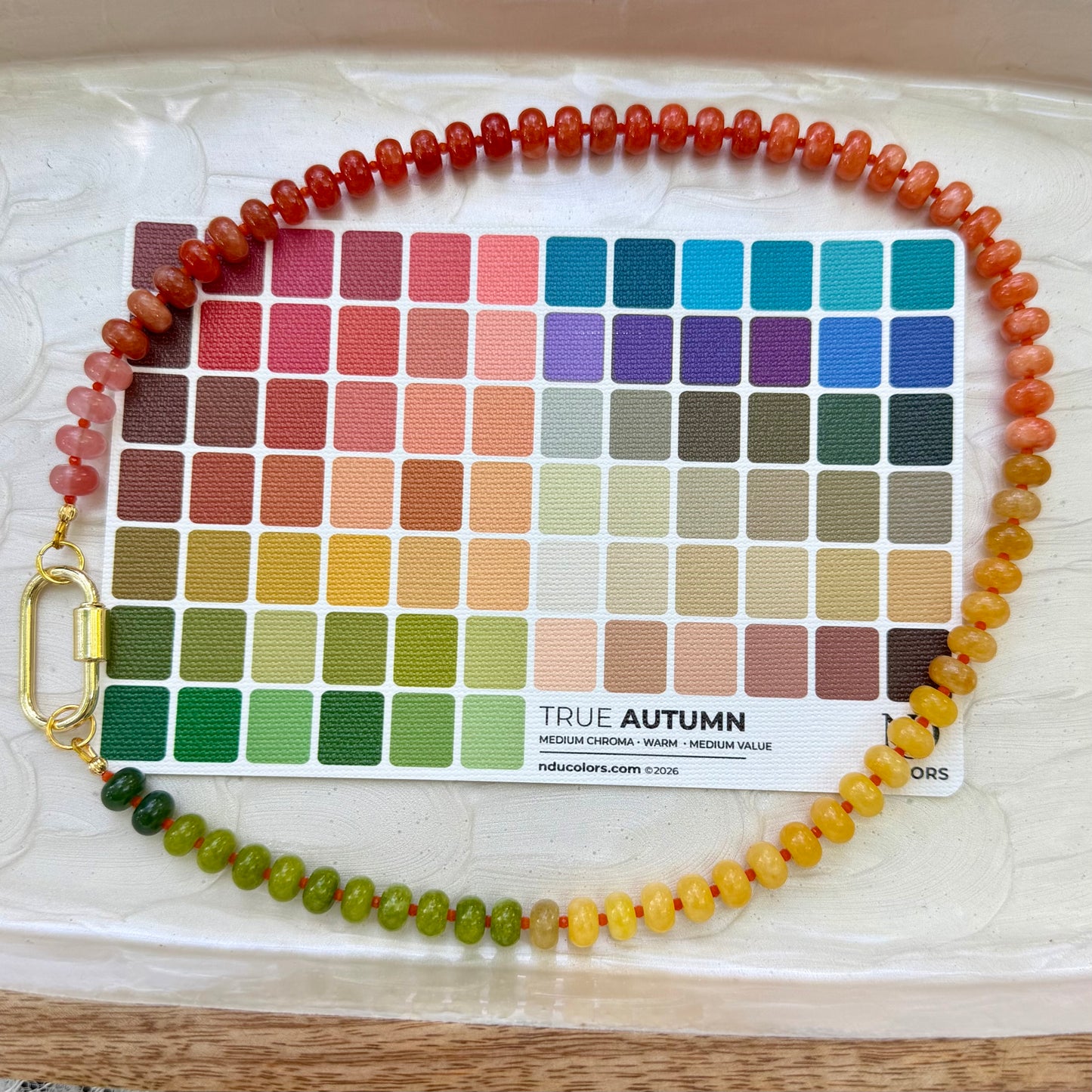 Ava | Orange, Yellow Ochre, Lime Green, and Forest Green | Autumn