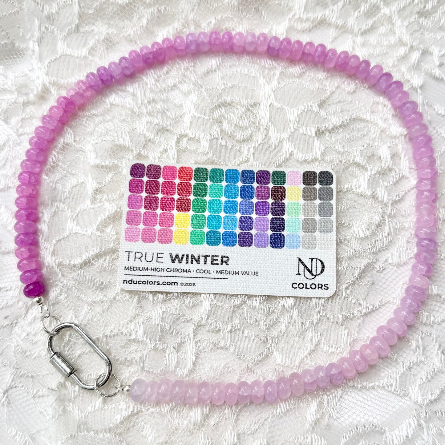 Ava | Amethyst and White | Summer/True Winter