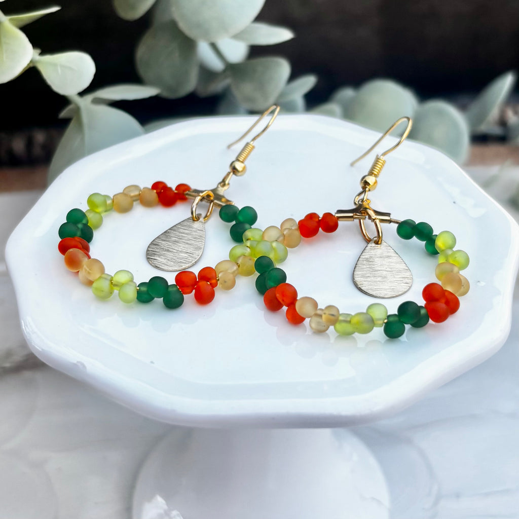 Jayla | Lime Green, Grass Green, Orange, Old Gold | Autumn