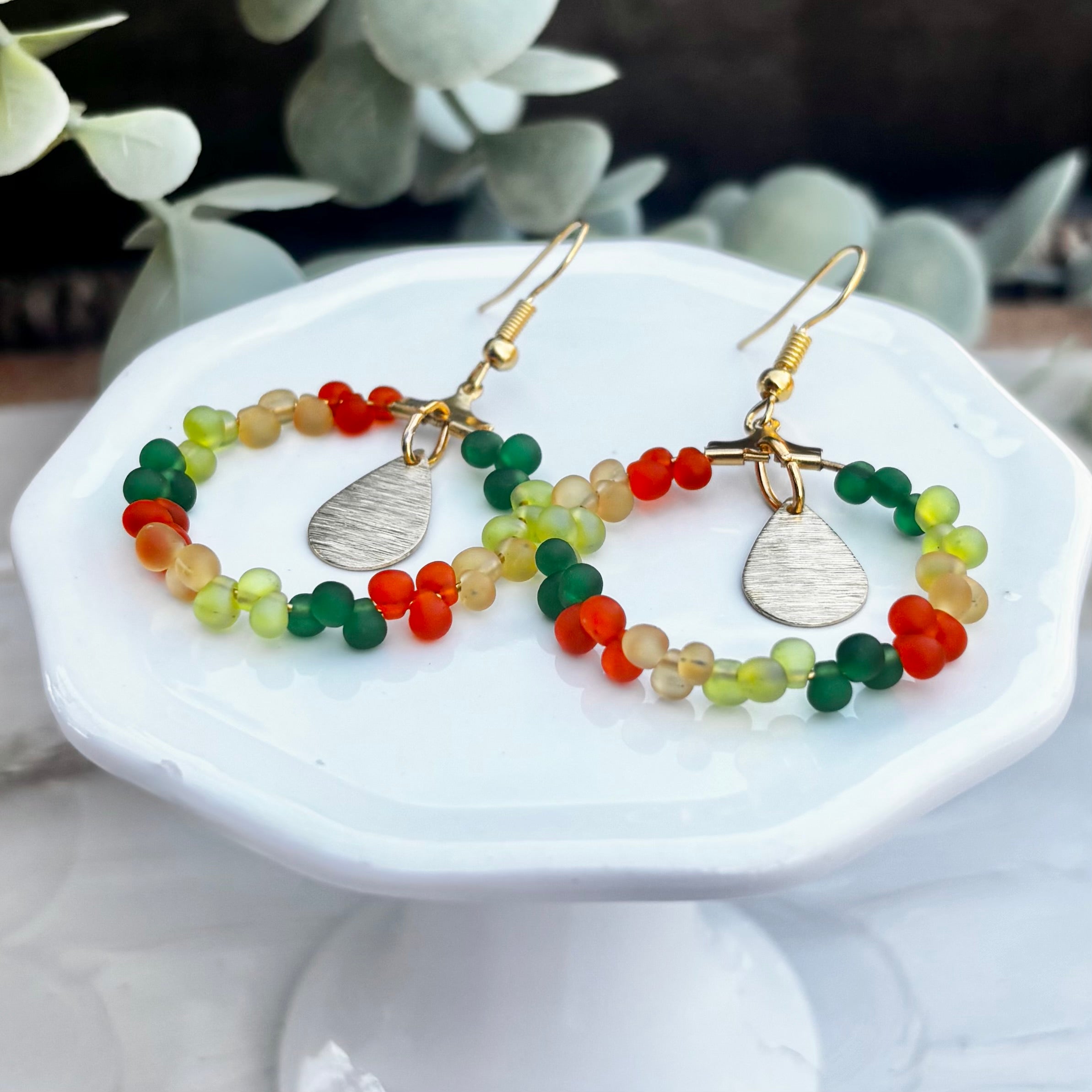 Jayla | Lime Green, Grass Green, Orange, Old Gold | Autumn