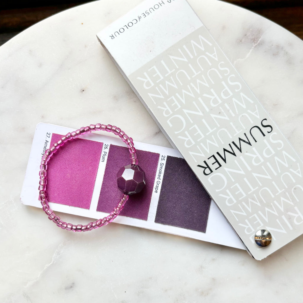 Statement Bracelets | Amethyst and Plum | Summer