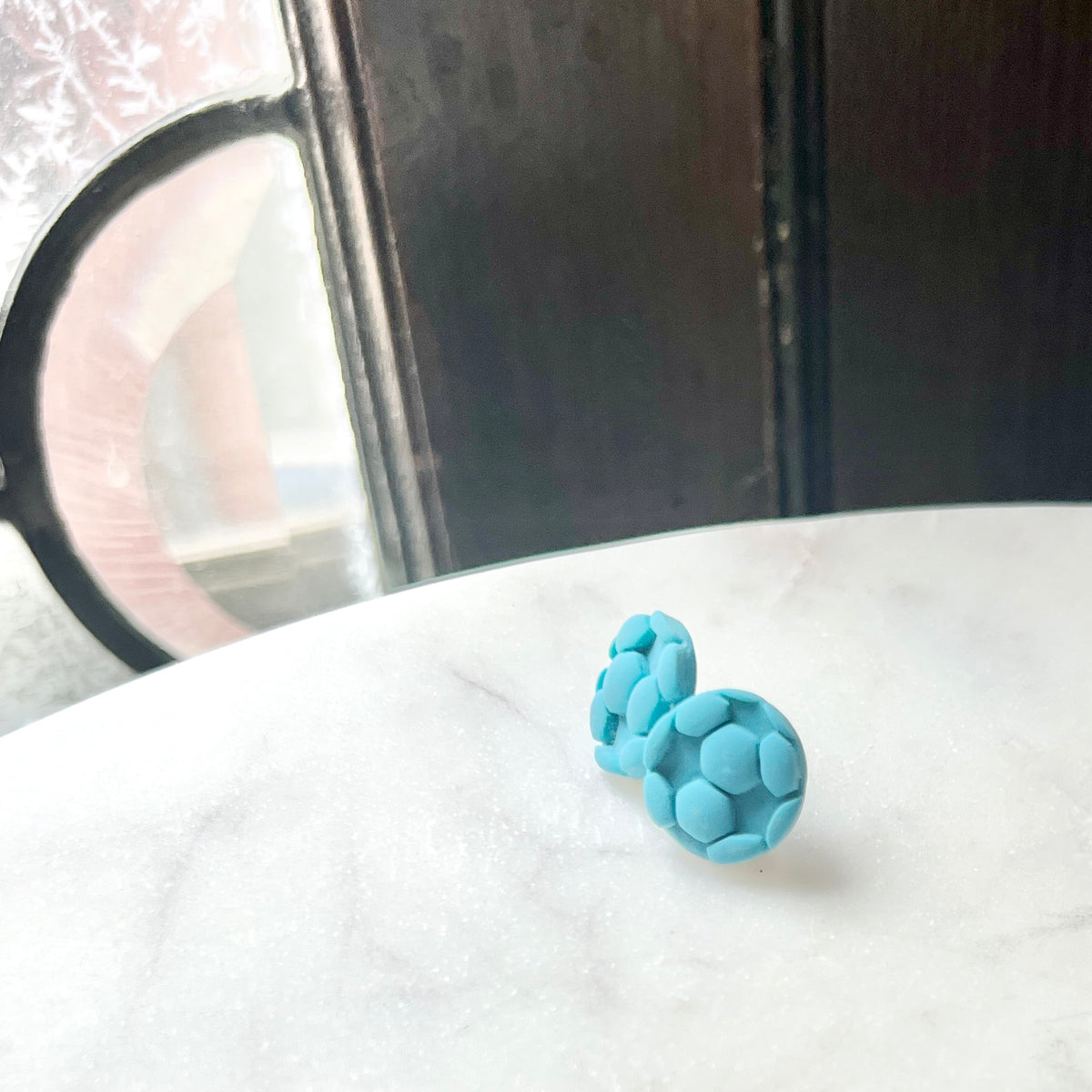 Current | Teal Soccer Ball Stud | Kansas City Current