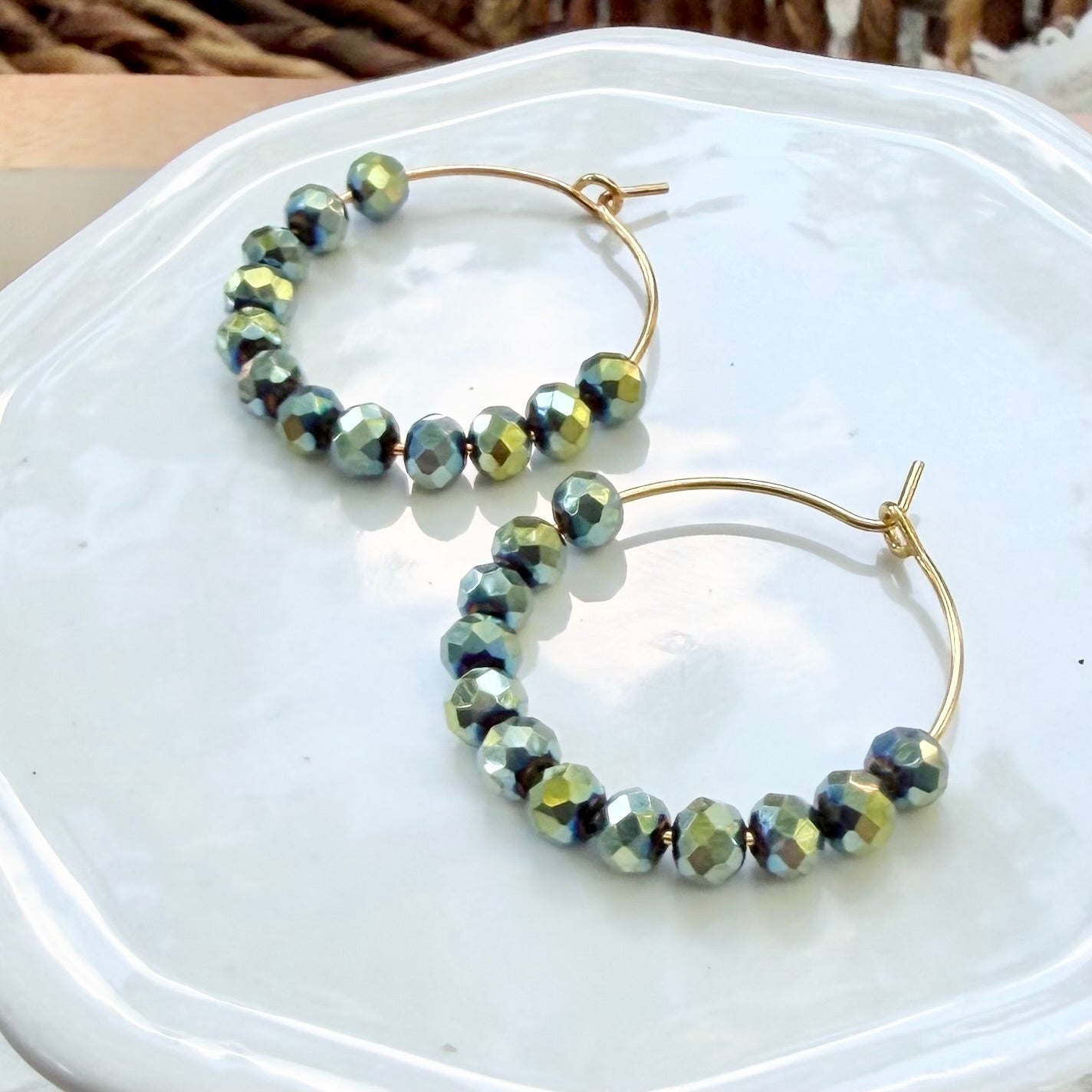 Malia | Iridescent Forest Green | Autumn