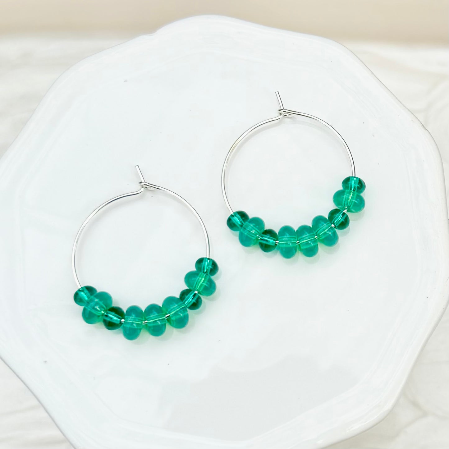 Wren | Jade Hoops | Summer