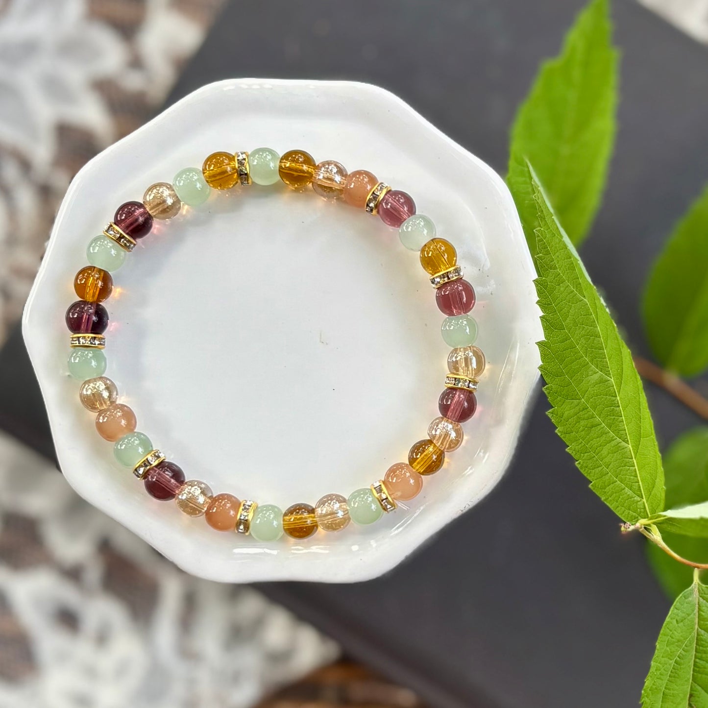 Wren | Apple Jade, Tan, Bronze, Gold | Autumn