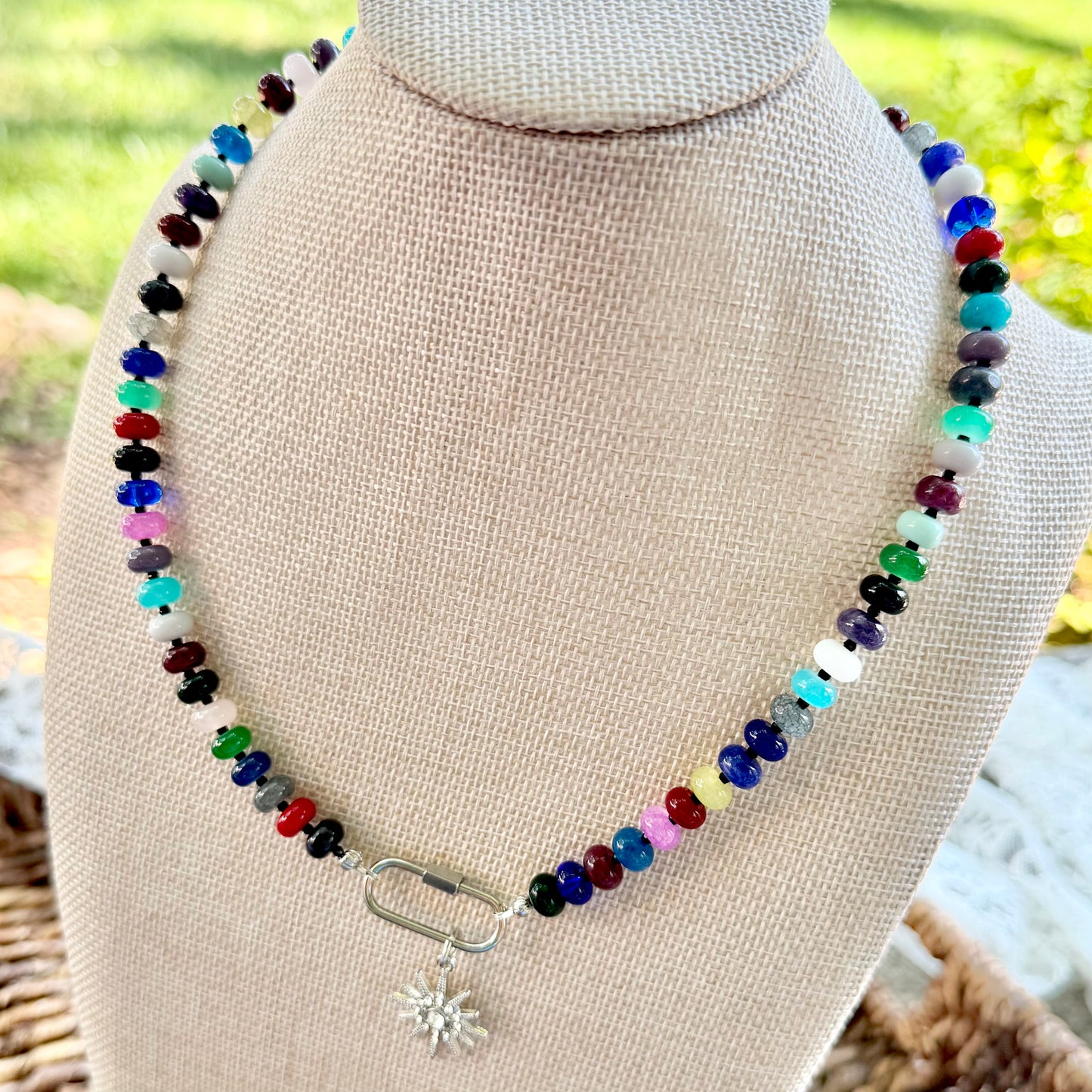 Ava | Scattered Multi with Black Faceted Spacers | Winter