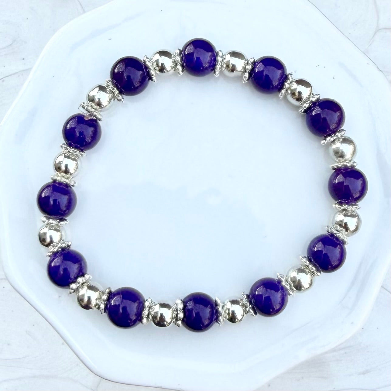 Mabel | Royal Purple and Silver | Winter