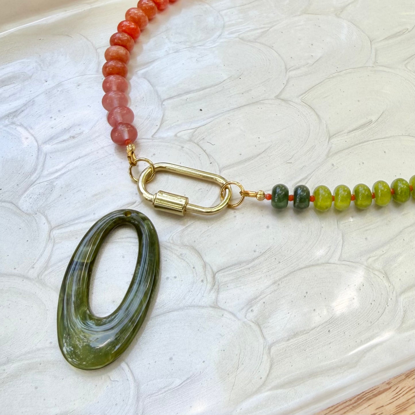 Ava | Orange, Yellow Ochre, Lime Green, and Forest Green | Autumn