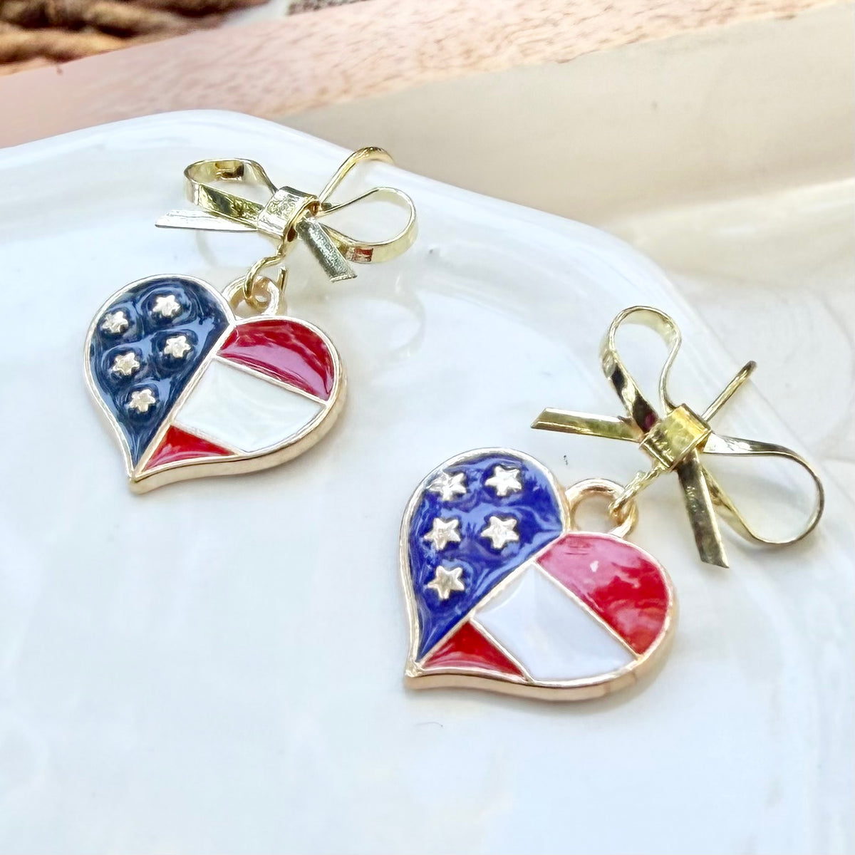 Flag Hearts | Bow Top | Autumn and Spring