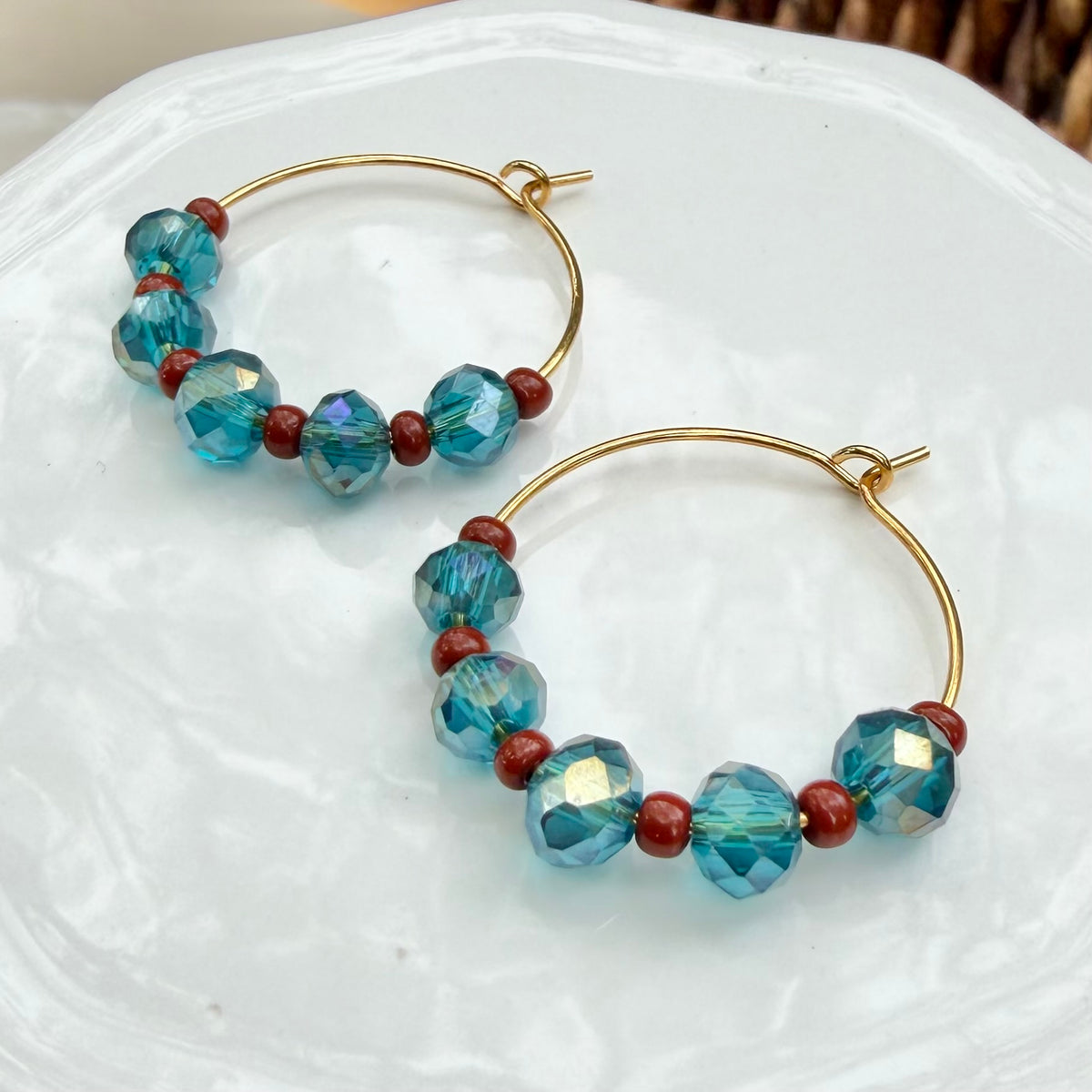 Malia | Turquoise and Tan | Spring