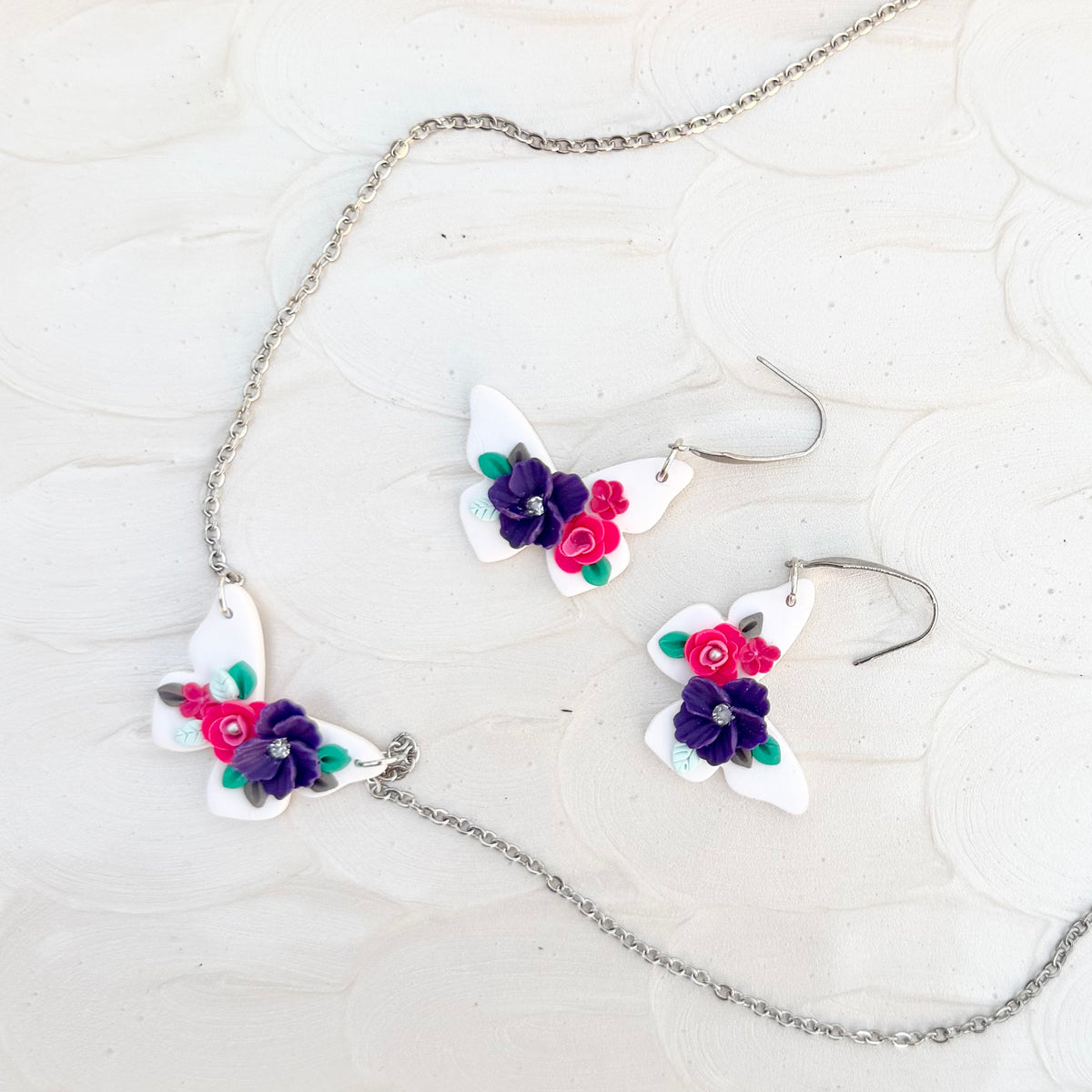 Natalia | Butterfly Necklace | Winter