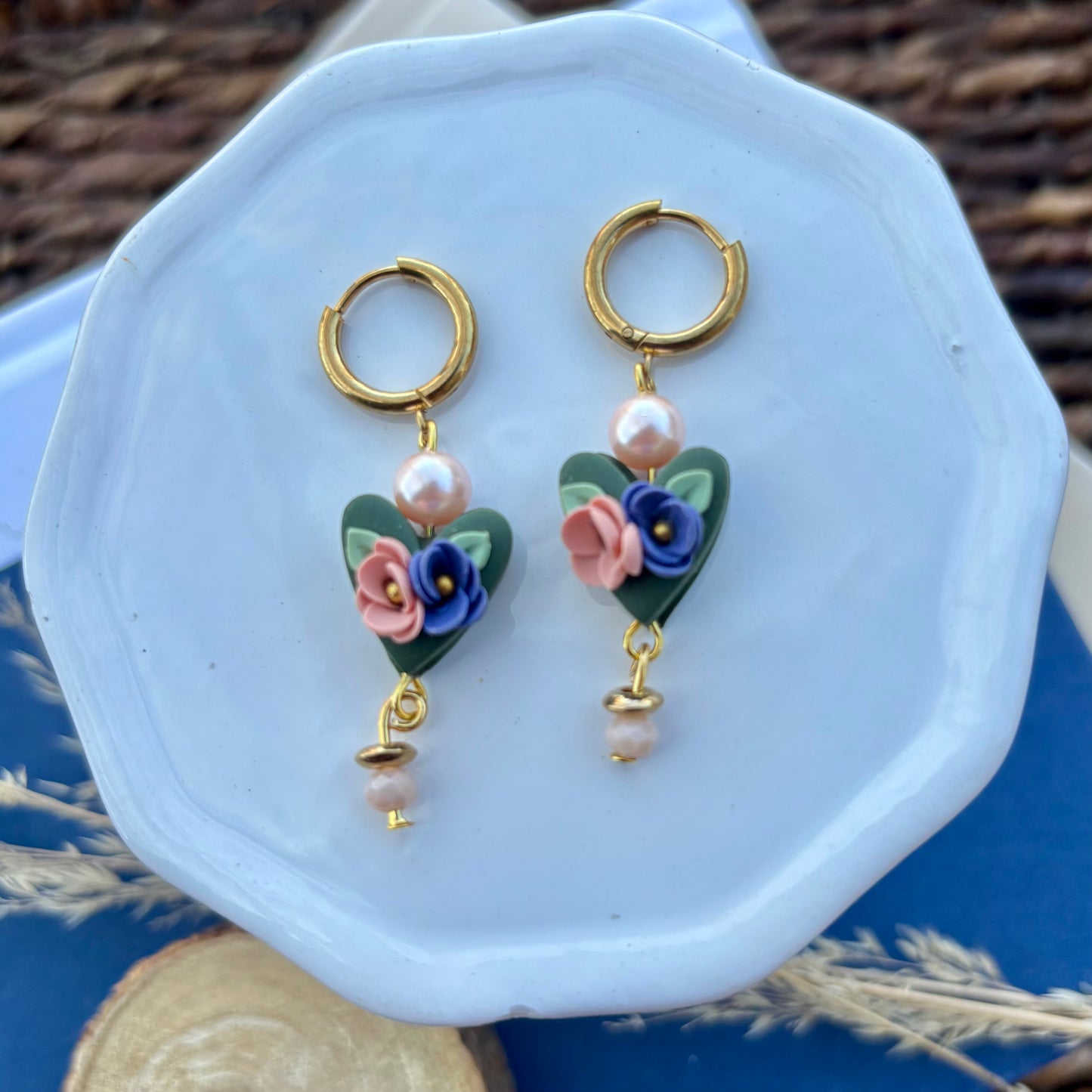 Lyla | Heart Dangles | Autumn