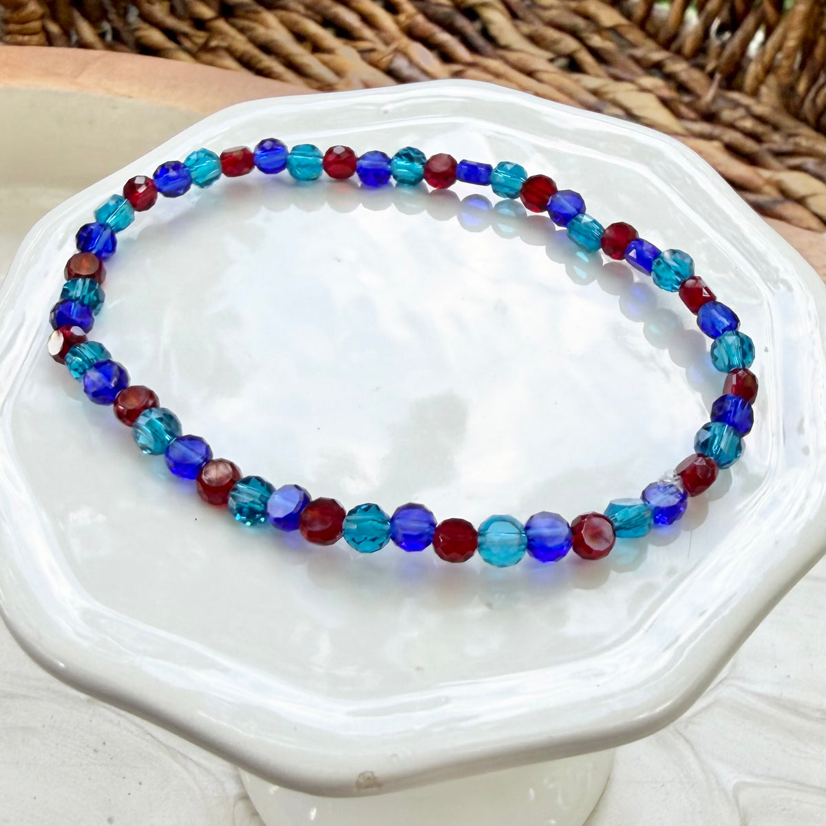 Lina | Electric Blue, Carmine, and Turquoise Blue | Winter