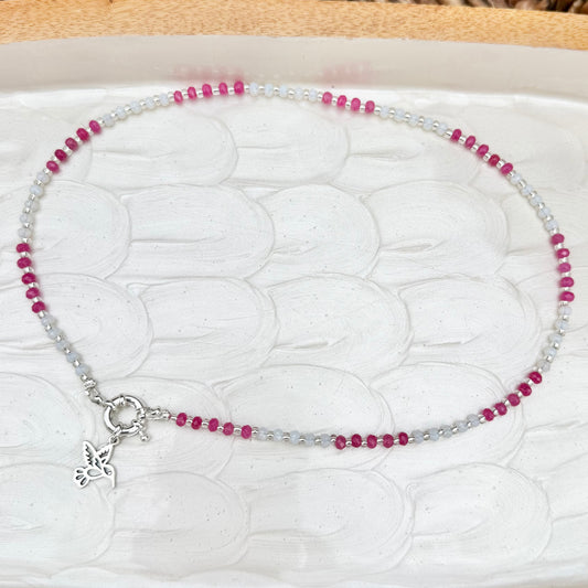 Luciana | Magenta and White | Winter