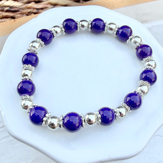 Mabel | Royal Purple and Silver | Winter